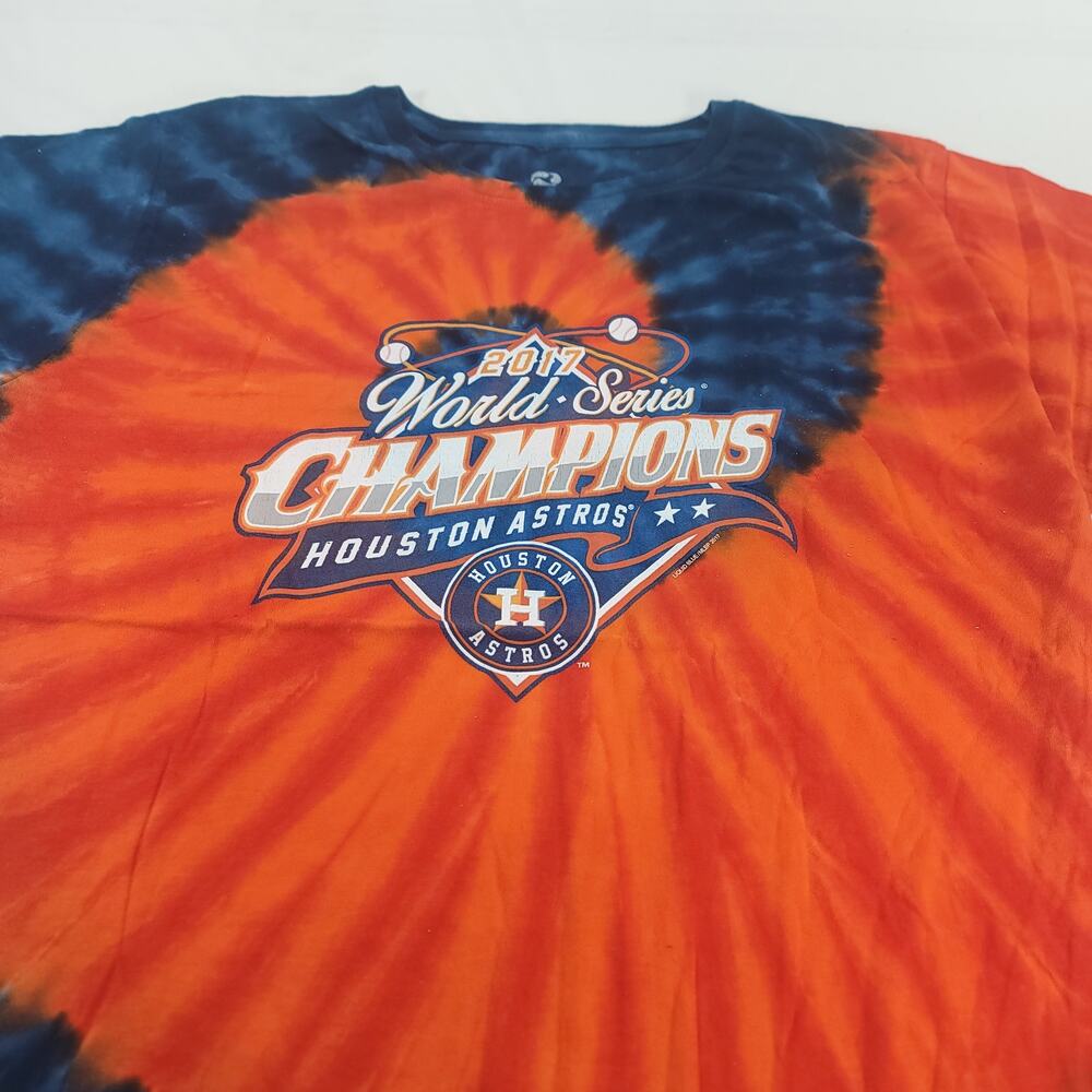 Houston Astros 2017 World Series Champions Baseball Shirt Boys Size XL Orange